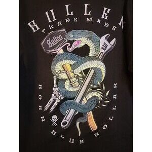 Sullen Art Collective Born Blue Collar Snake Sledgehammer T-Shirt Large NWT A118
